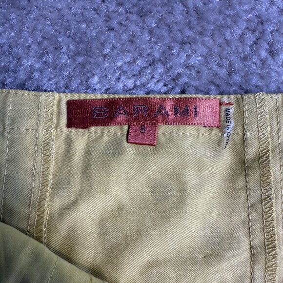 Barami Womens  Dress Yellow Polka Dot Tie Waist Fit and Flare Size 8 Mini E432 - Picture 9 of 15